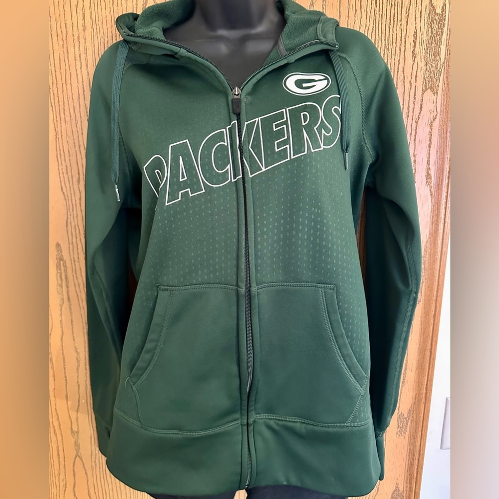 Green Bay Packers NFL Zip Up Hoodie Sweatshirt